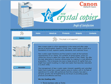 Tablet Screenshot of newcrystalcopier.com